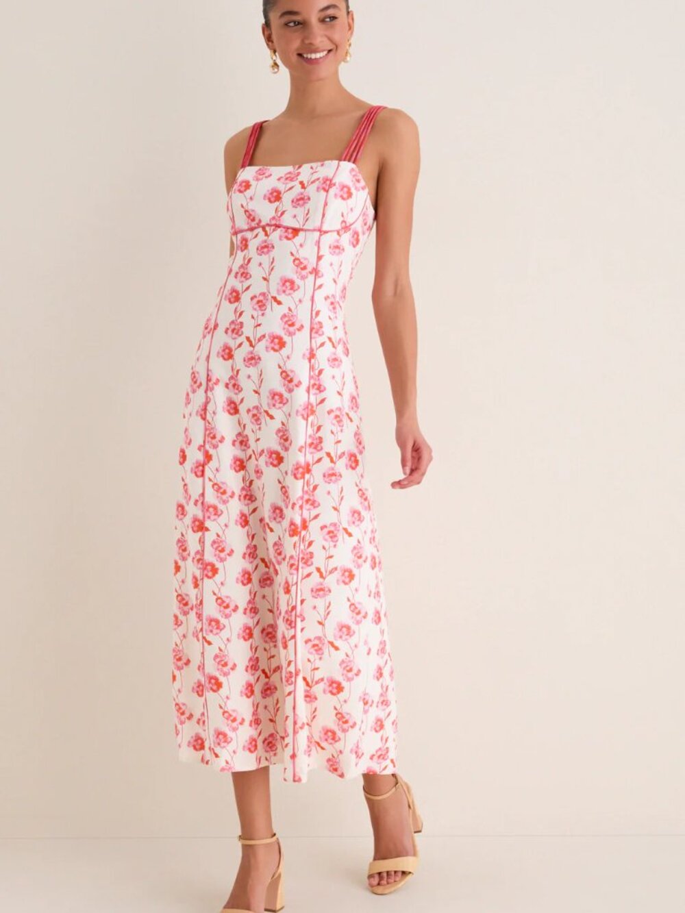 Tuckernuck Hyacinth House Poppy Trellis Cordelia Maxi Dress L